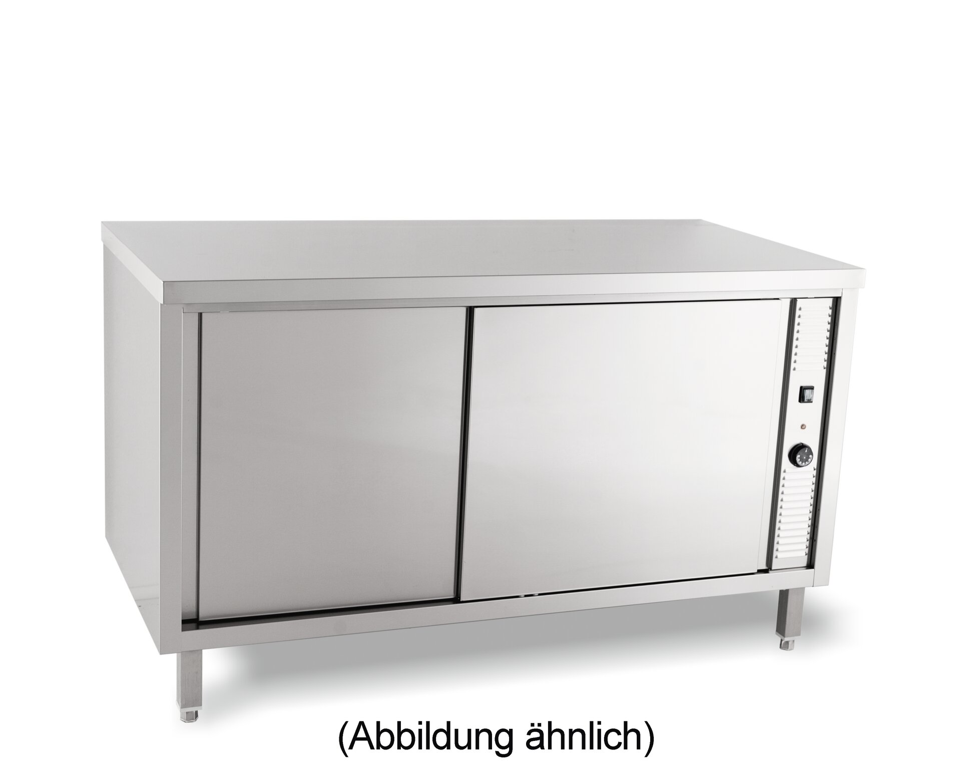 Wärmeschrank mit Schiebetüren ohne Aufkantung 2000 x 700 x 850 mm