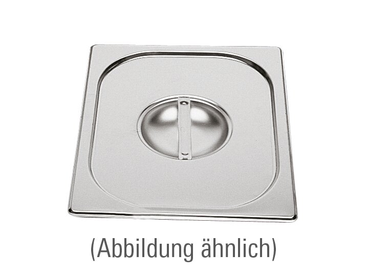 GN-Deckel, GN 1/2, 325 x 265 mm, ohne Löffelausschnitt, Edelstahl