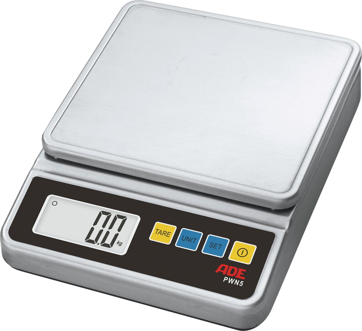 Elektronische Kompaktwaage, bis 5 kg, Netz- und Akkubetrieb