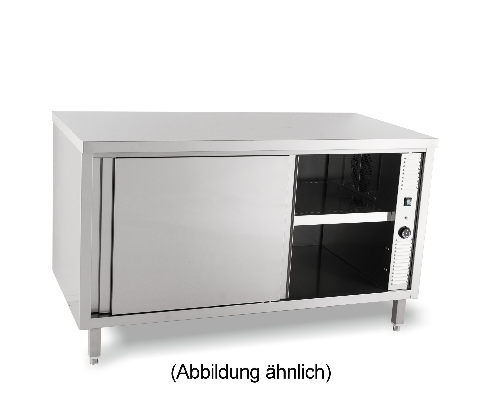 Durchreicheschrank beheizt Schiebetüren 1400 x 600 x 850 mm