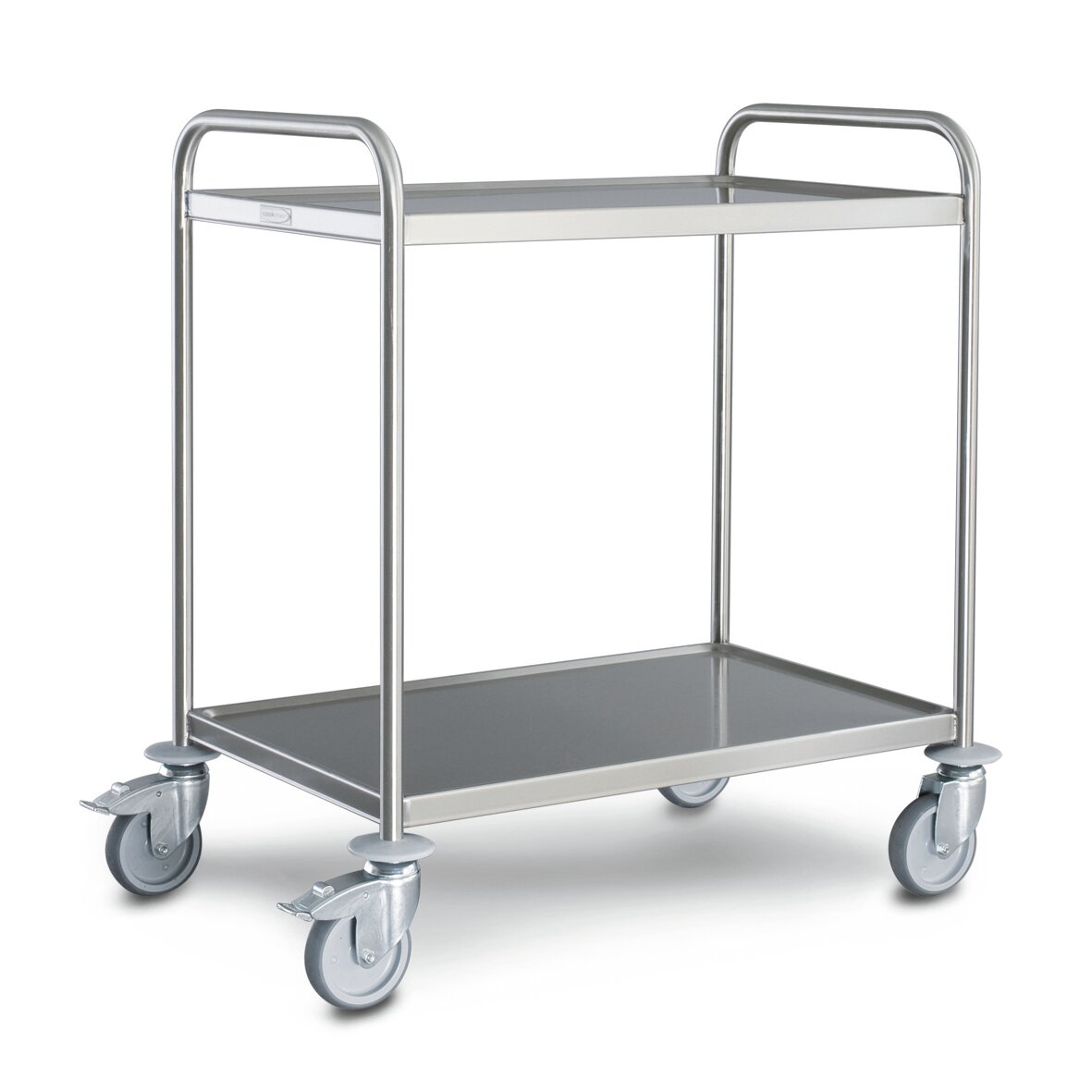 Servierwagen, 2 Borde 800 x 500 mm, voll verschweißt