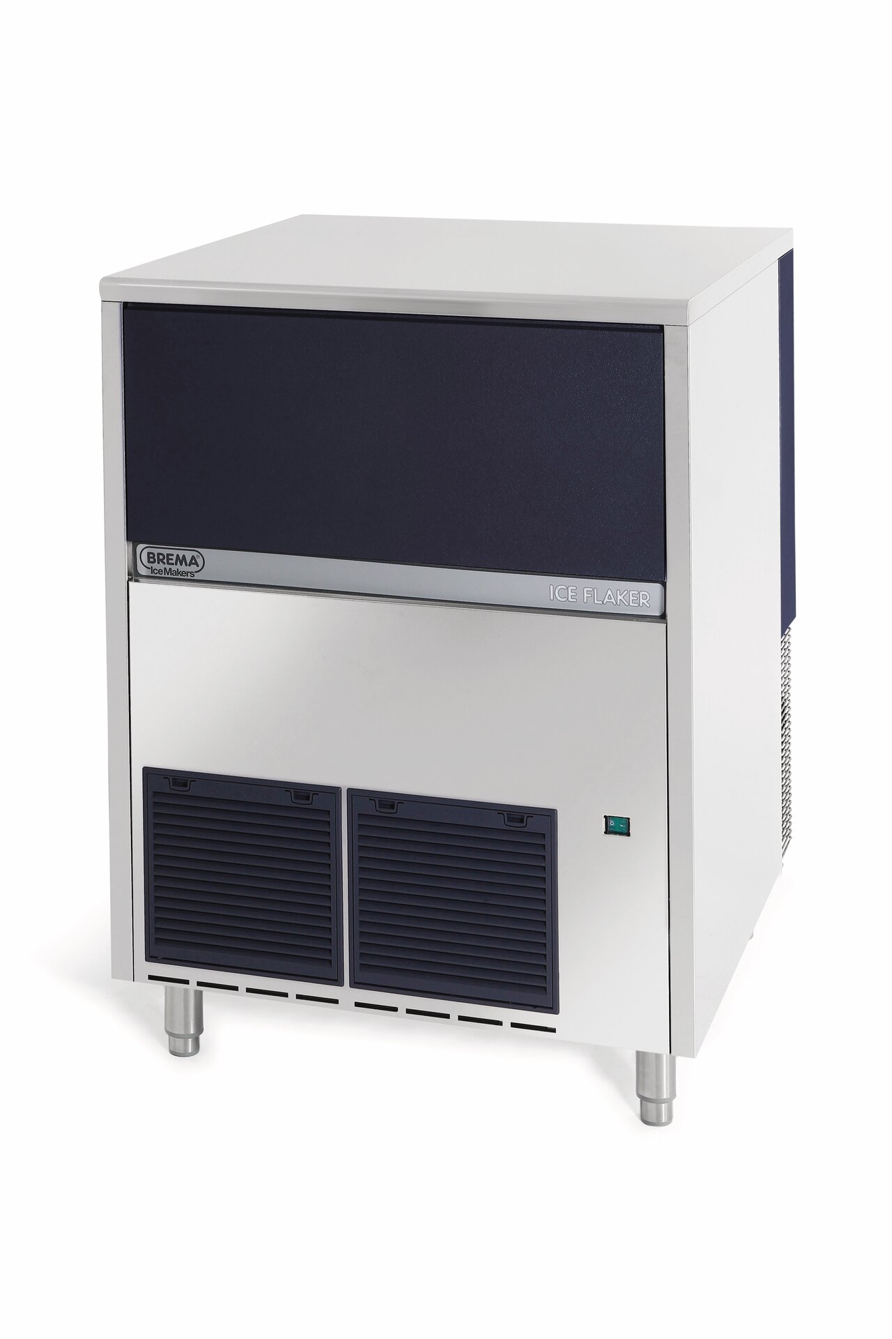 Flockeneisbereiter, 155 kg/24 h, 40 kg Eisvorratsbehälter