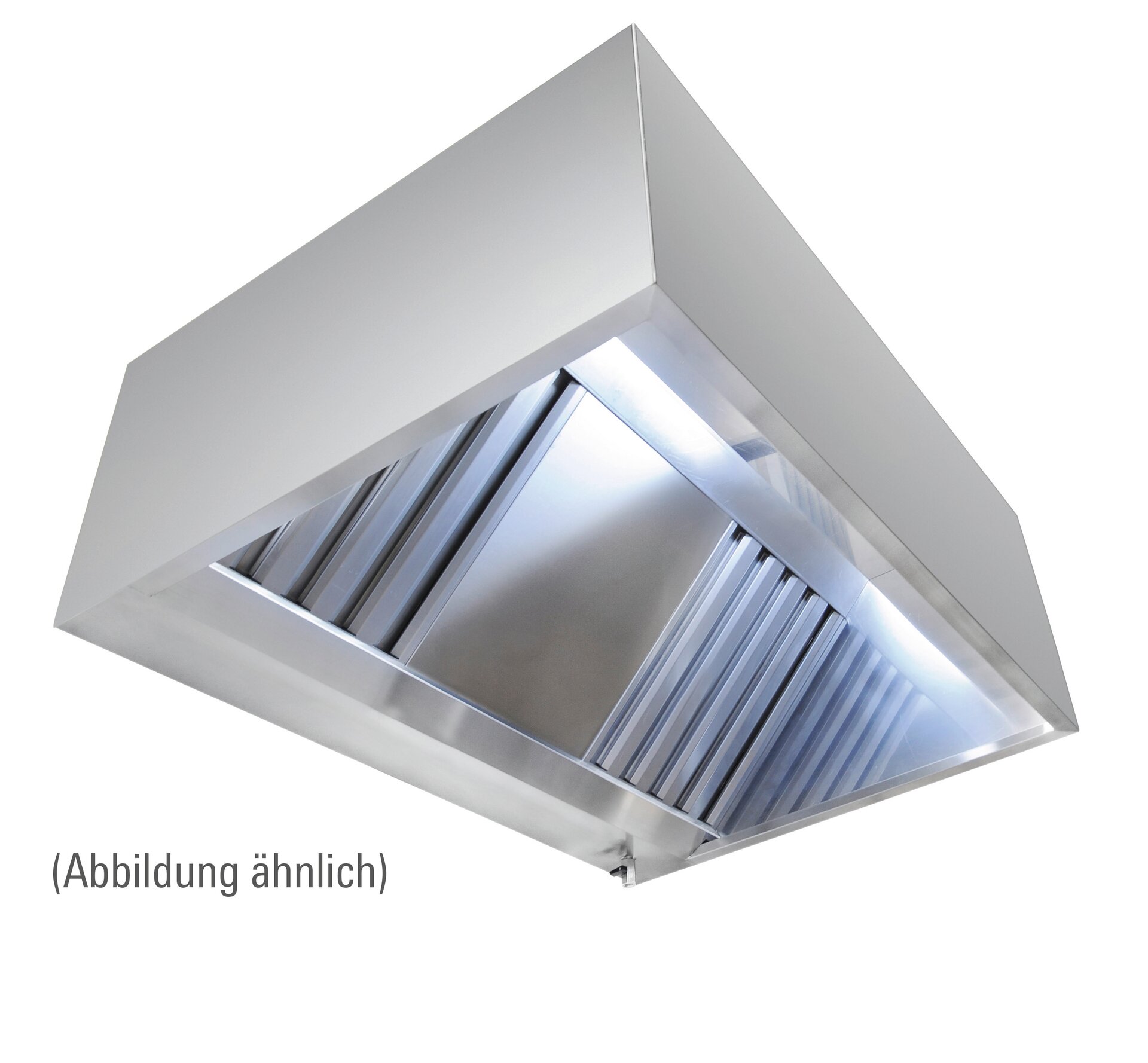 Wandhaube in Kastenform, 1800 x 1100 x 450 mm, Typ A