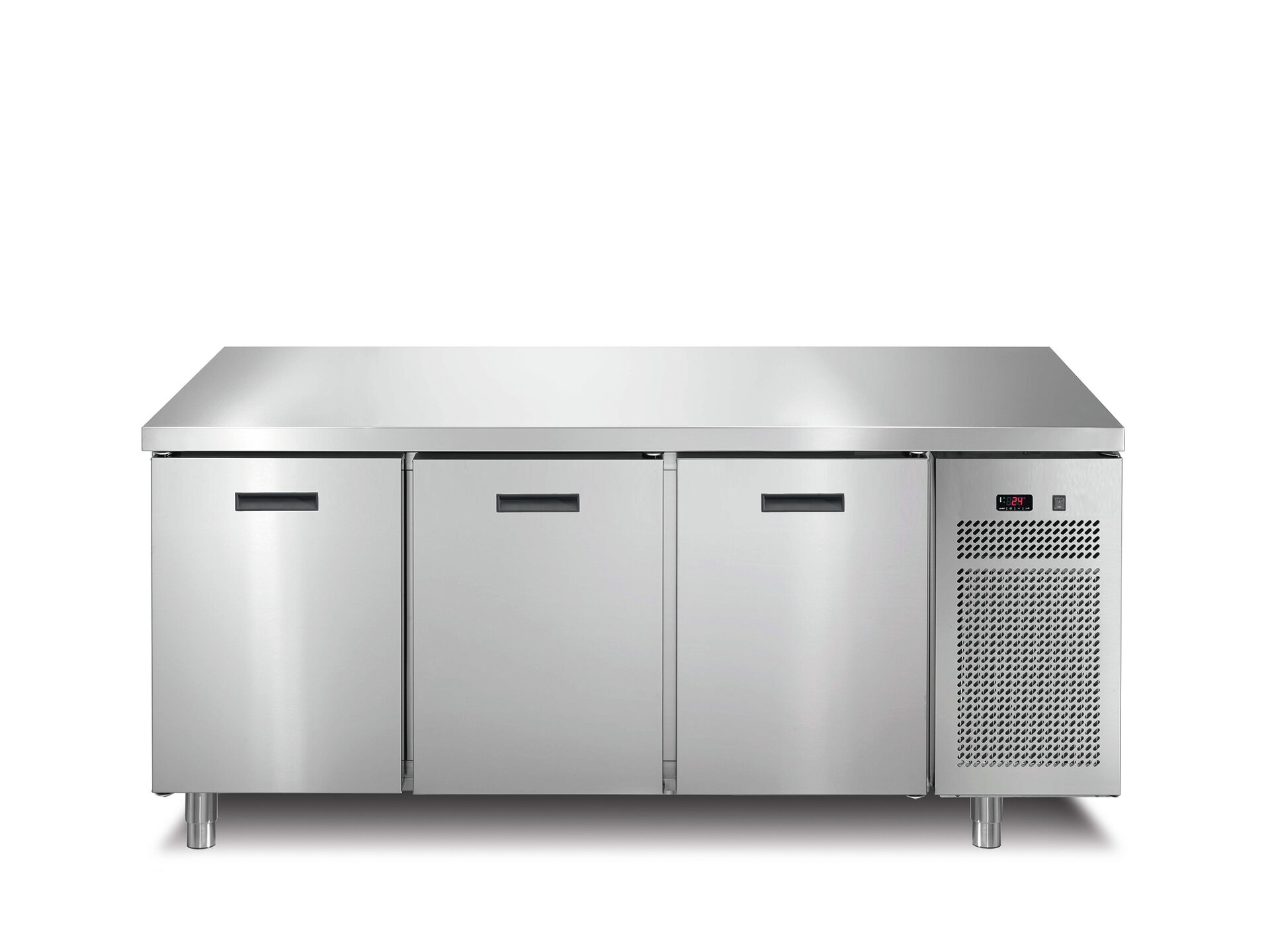 Kühltisch 3 Türen ohne Aufkantung