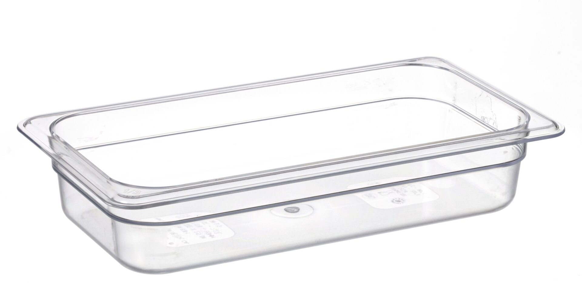GN-Behälter, GN 1/3, 325 x 176 x 65 mm, Polycarbonat transparent