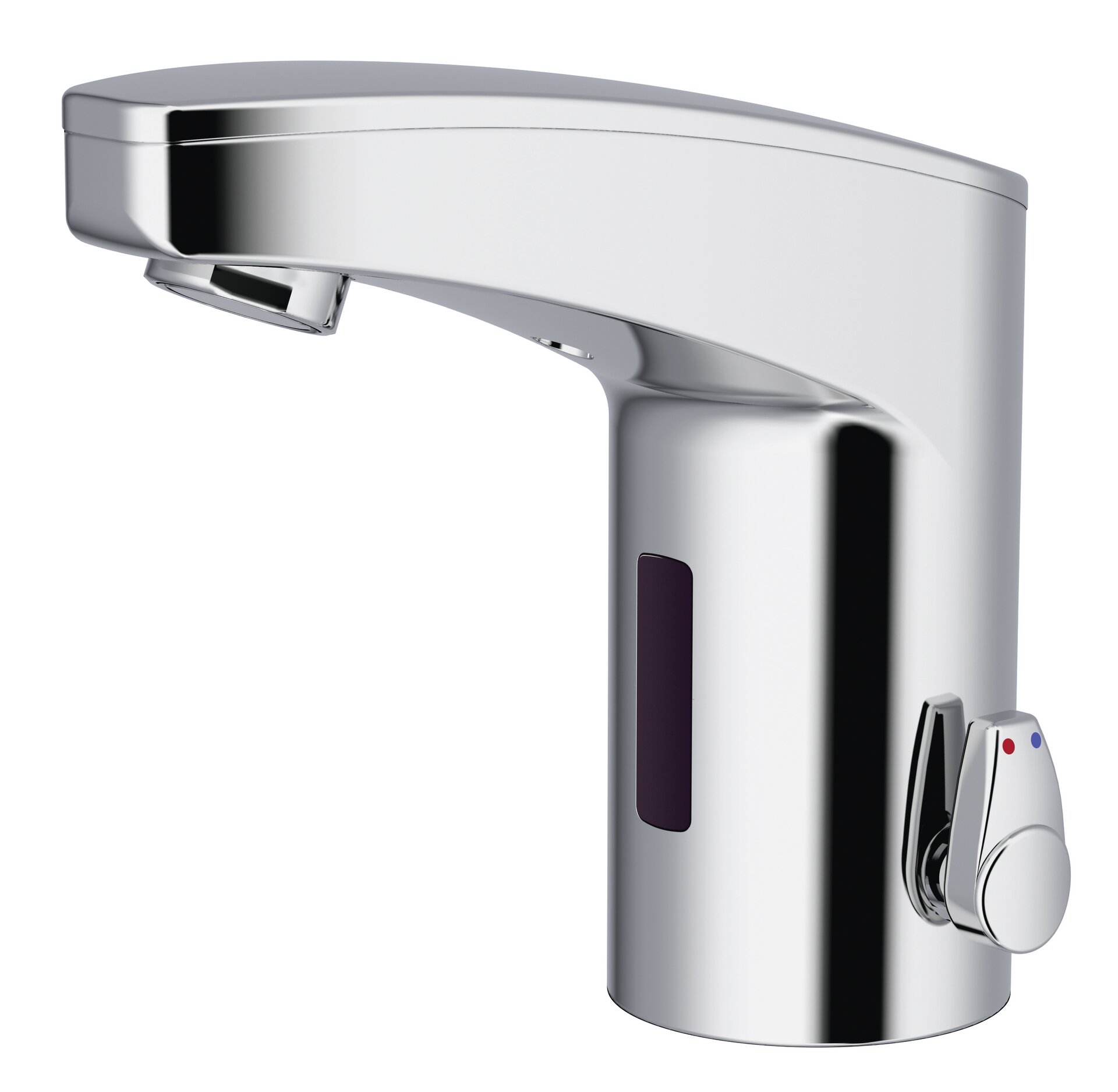 Einlocharmatur Sensormischbatterie mit Netzbetrieb, H=127 mm