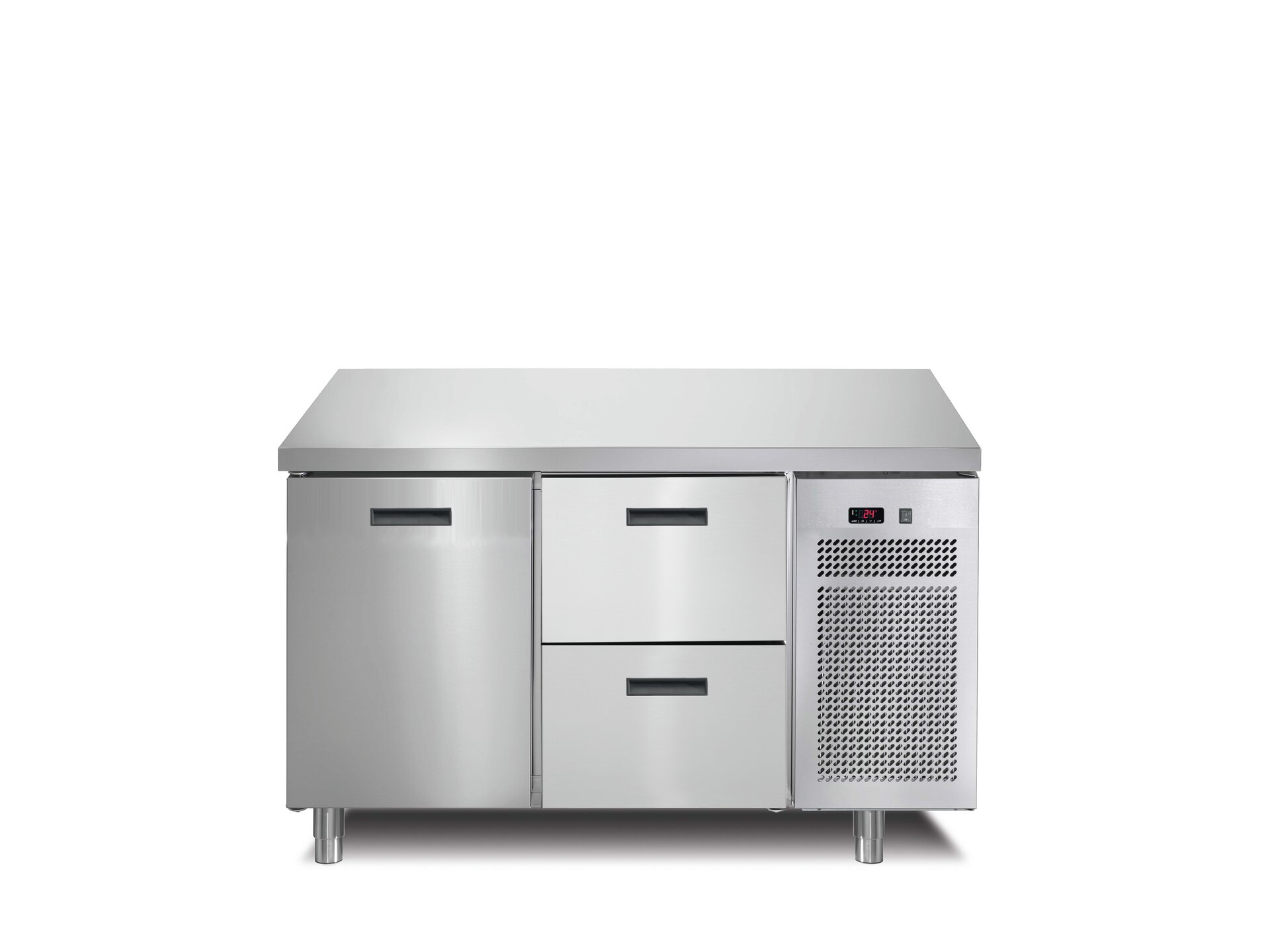 Tiefkühltisch 1 Tür 2 Schubladen ohne Aufkantung