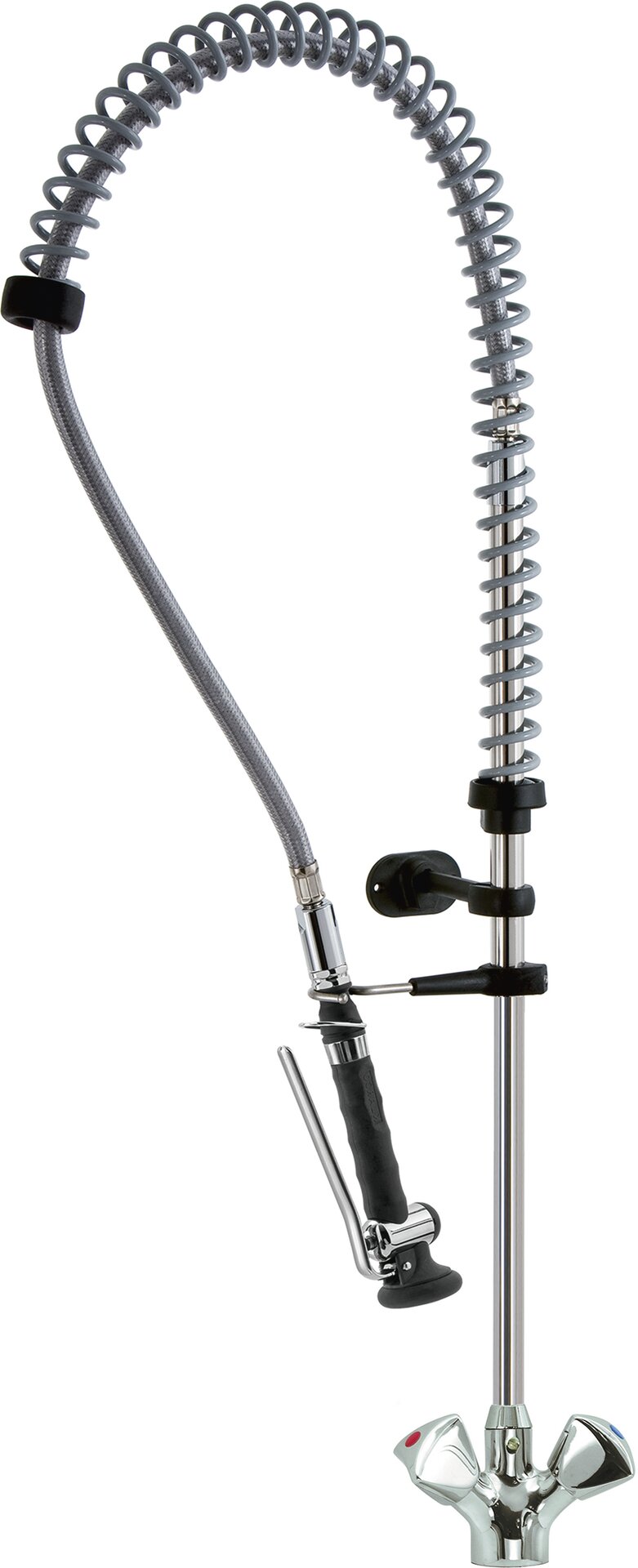 Geschirrbrause mit Einloch- Mischbatterie H=1100 mm