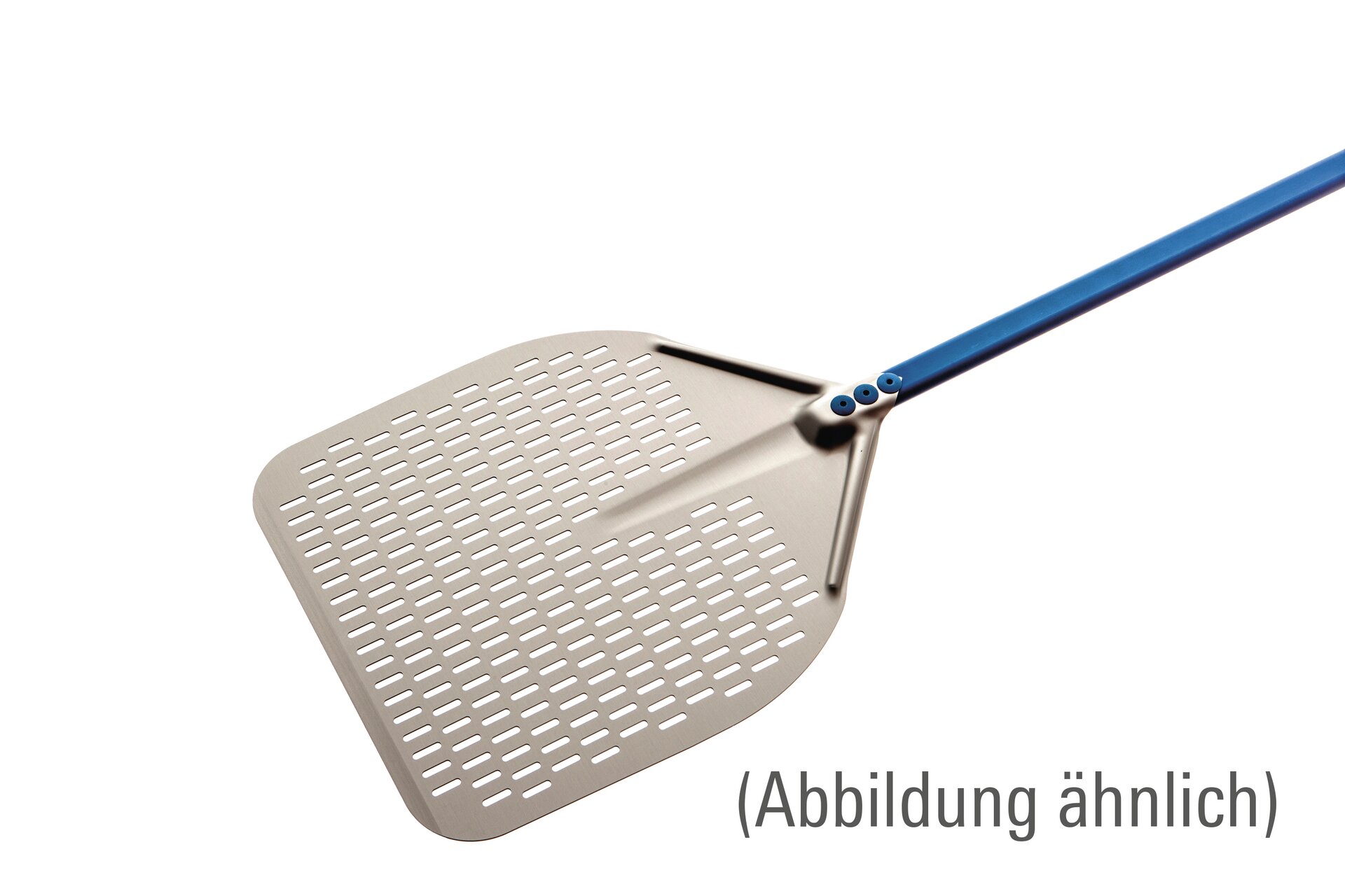 Pizzaschaufel, groß, perforiert, Aluminium