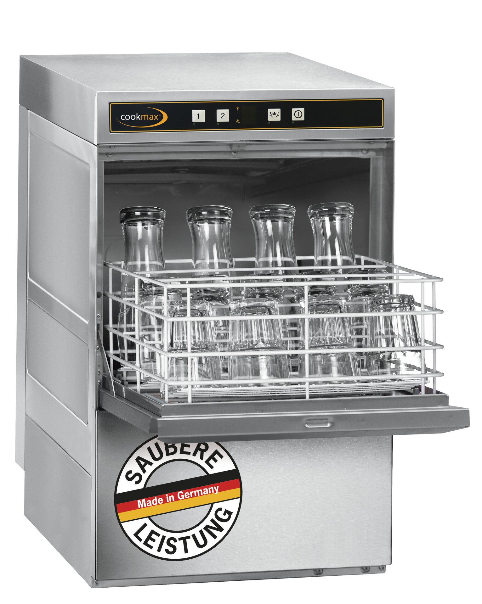 Gläserspüler mit Ablaufpumpe und Reinigerdosierer