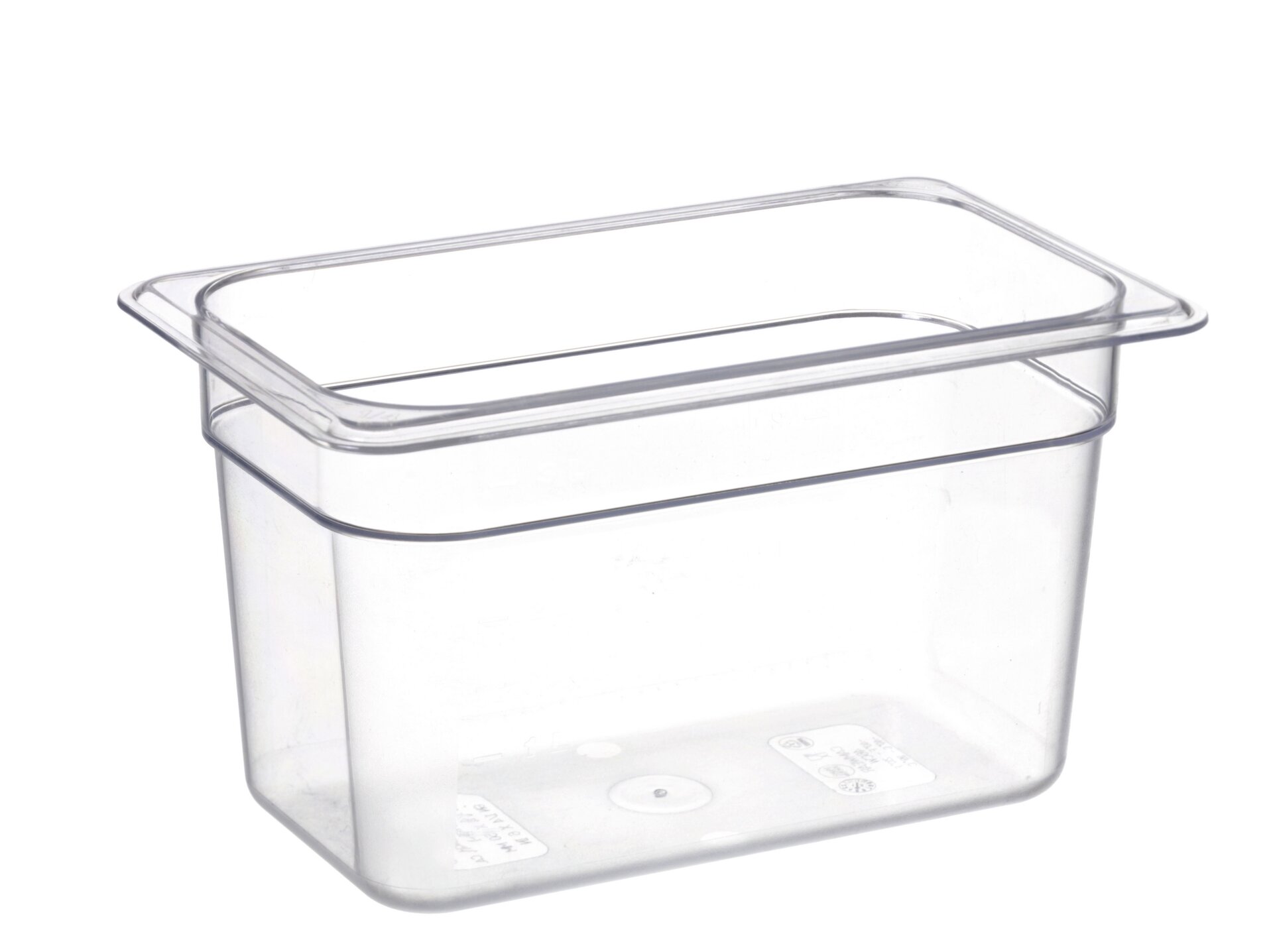 GN-Behälter, GN 1/4, 265 x 162 x 150 mm, Polycarbonat transparent