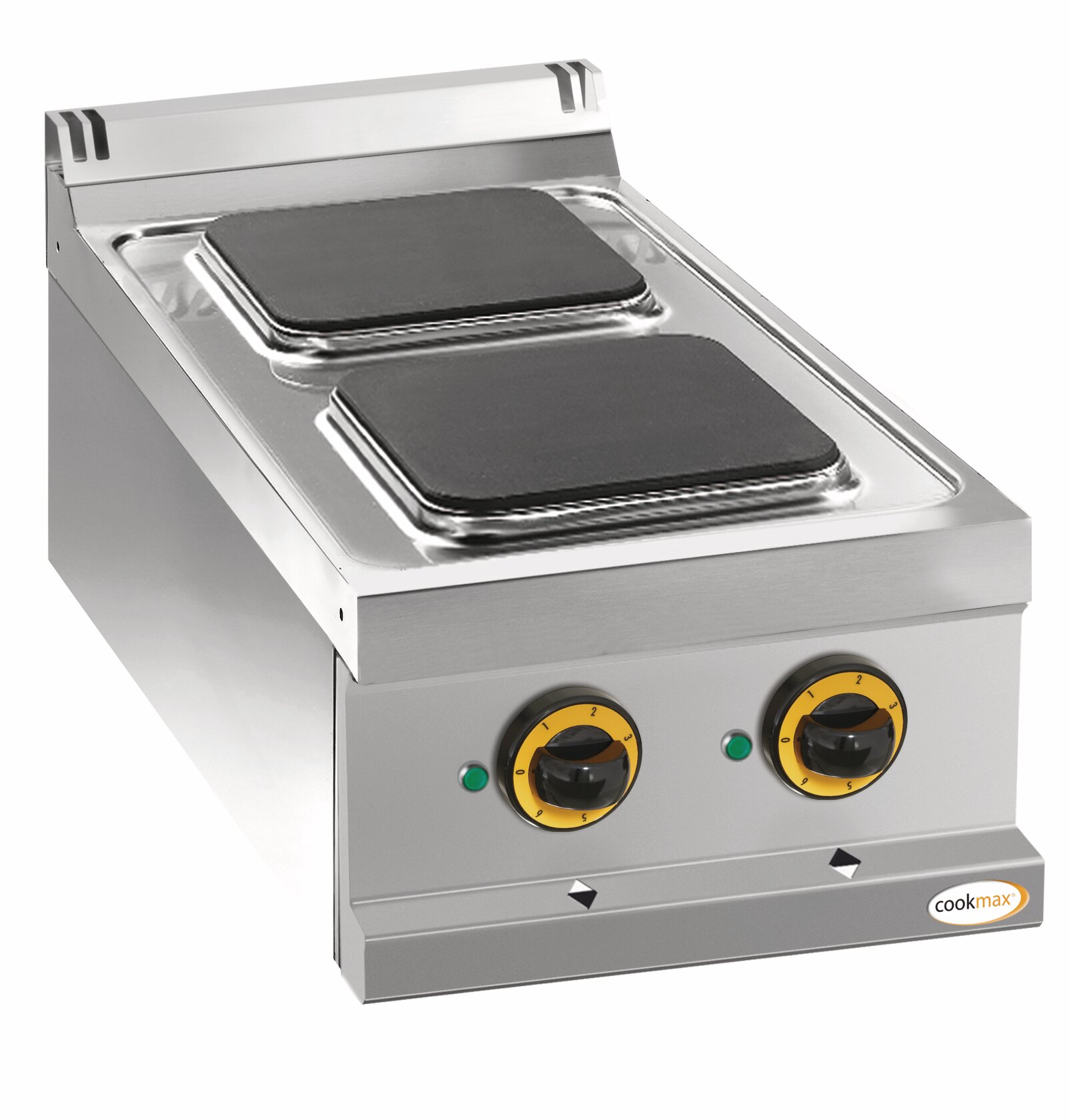 Elektro-Kochfeld 2 Platten 400 x 700 x 250 mm