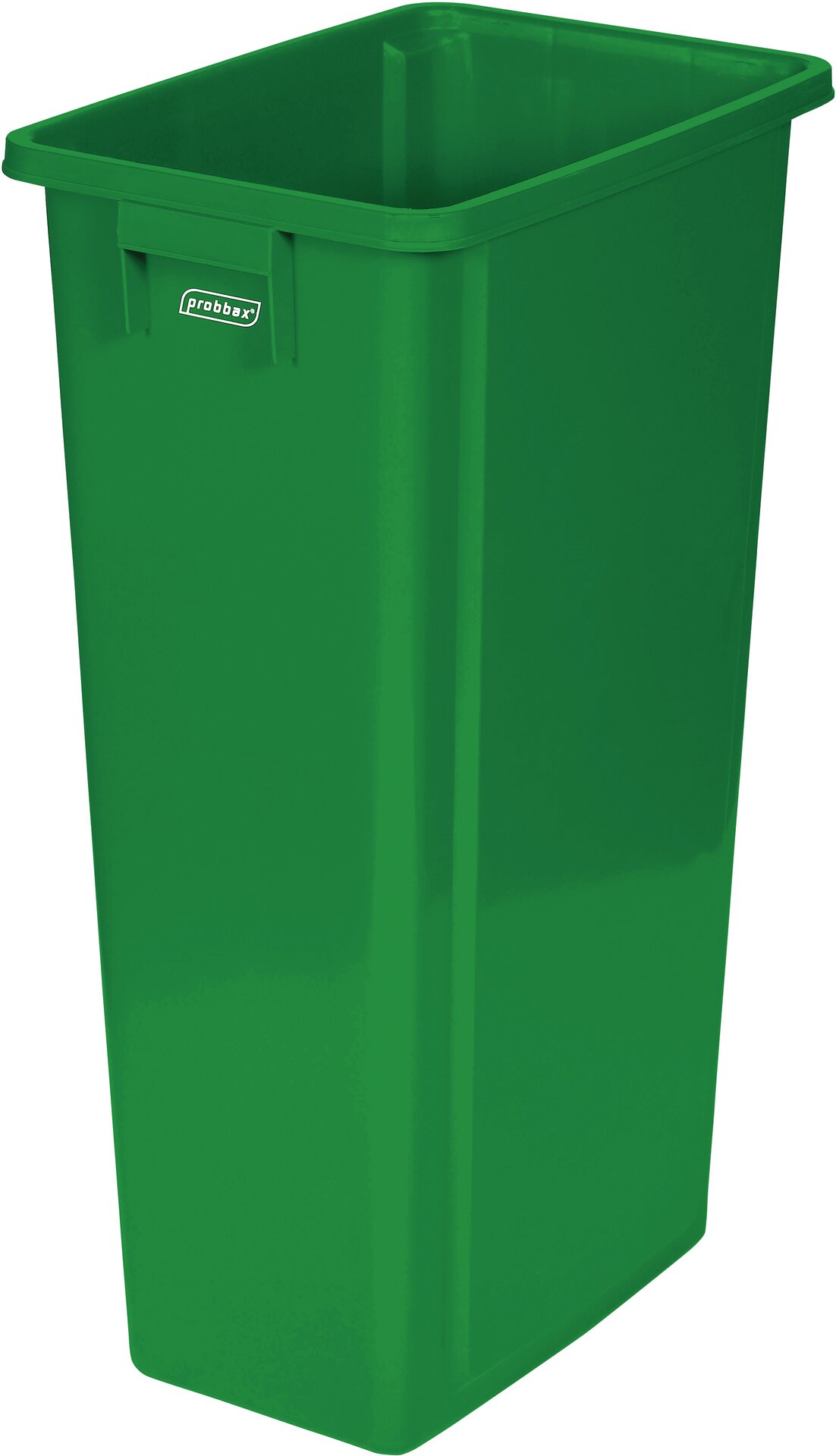 Wertstoffsammler 80 l rechteckig grün ohne Deckel 320 x 460 x 762 mm