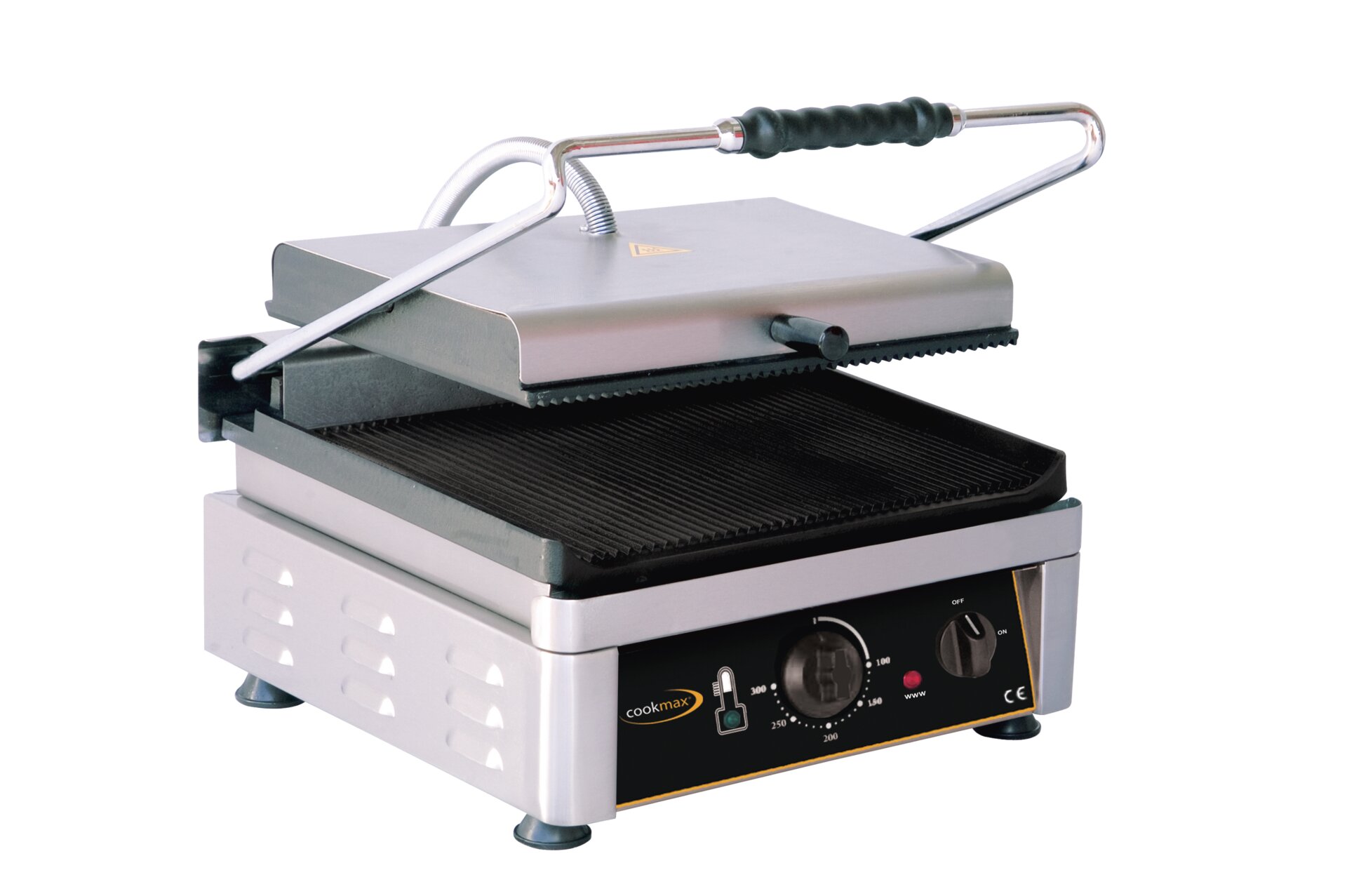 Elektro-Kontaktgrill, oben + unten gerillt