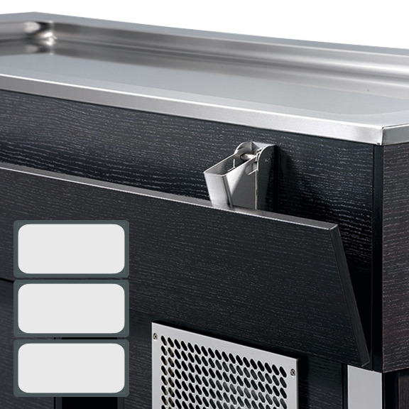 Tablettrutsche Wenge, für Büfetts GN 3/1