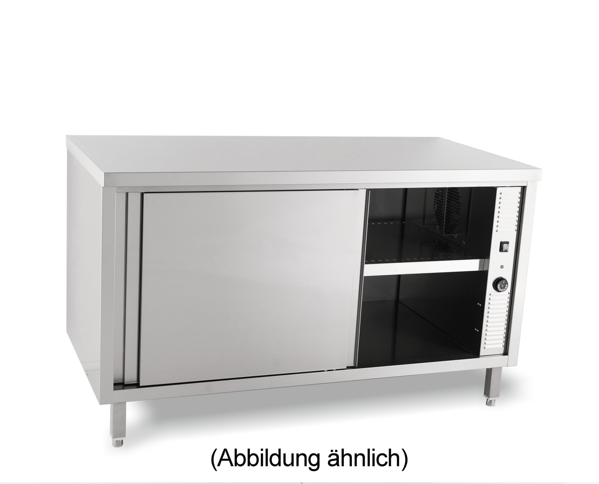 Durchreicheschrank beheizt Schiebetüren 1800 x 700 x 850 mm