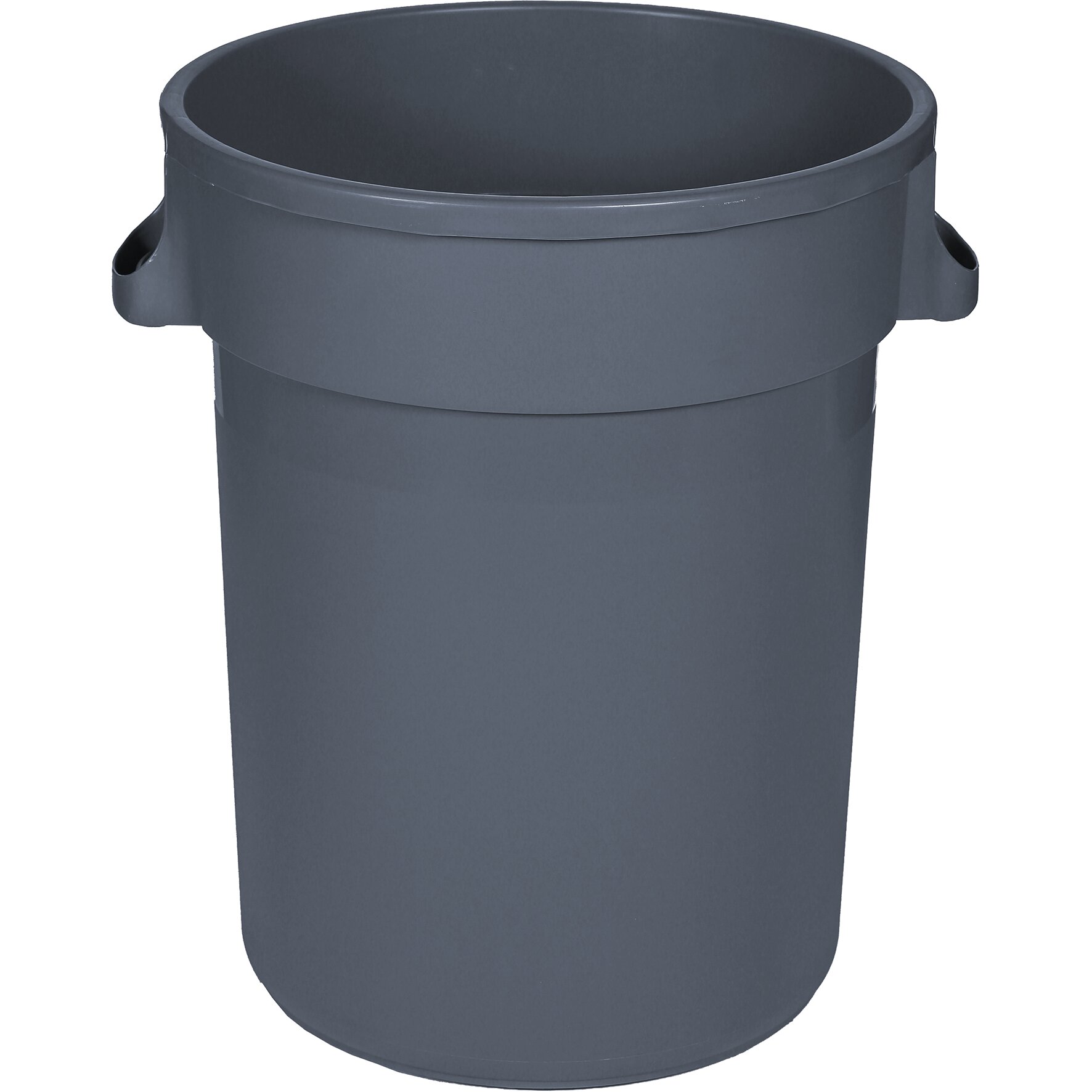 Abfalleimer 120 l rund / grau 570 x 630 x 700 mm