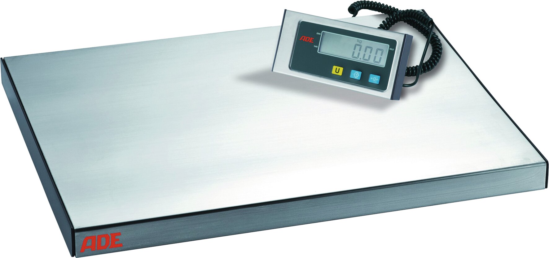 Elektronische Plattformwaage, bis 60 kg, Netz- und Batteriebetrieb