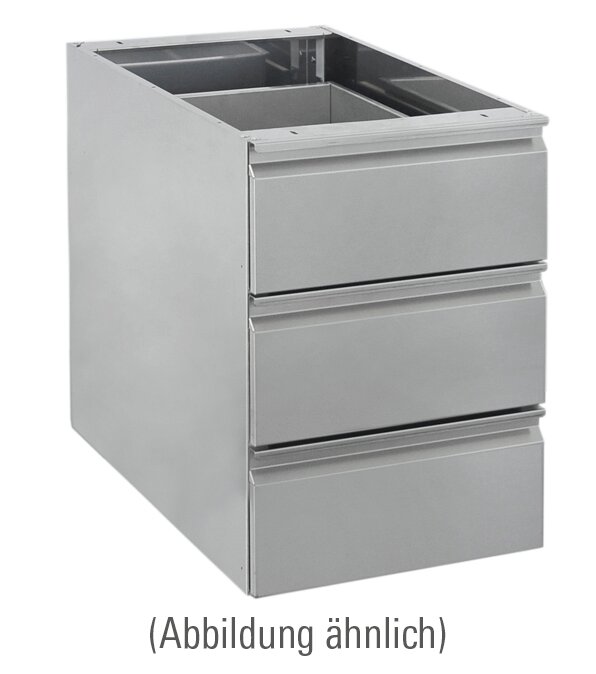 Schubladenblock zum Unterbau für Arbeitstische 700 mm Tiefe