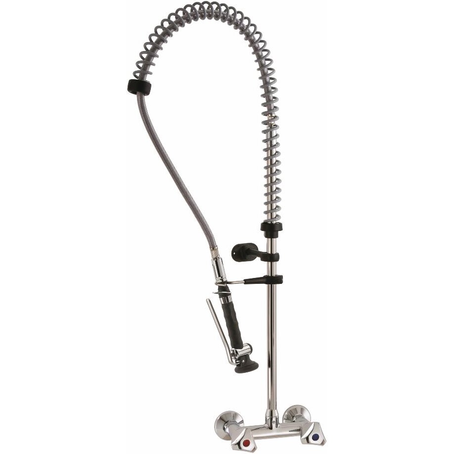 Zweigriff-Geschirrbrause zur Wandmontage