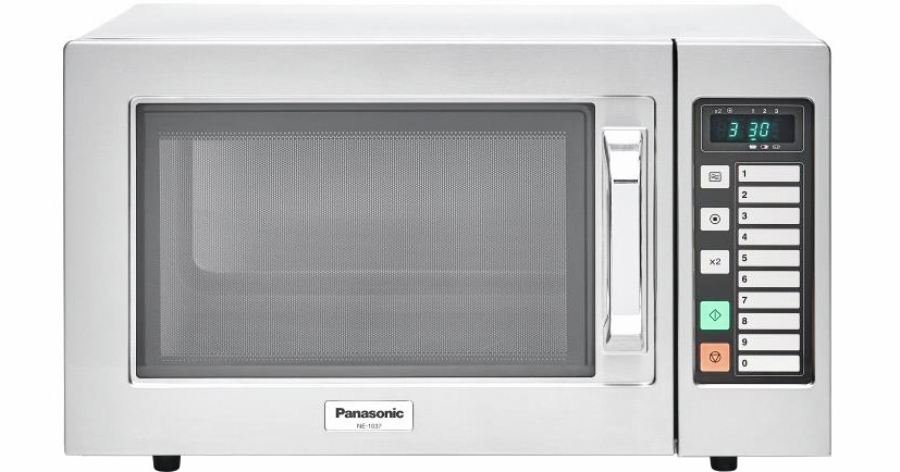 Panasonic-Mikrowelle NE-1037 1000 W 22 l mit Tastenfeld 510 x 360 x 306 mm