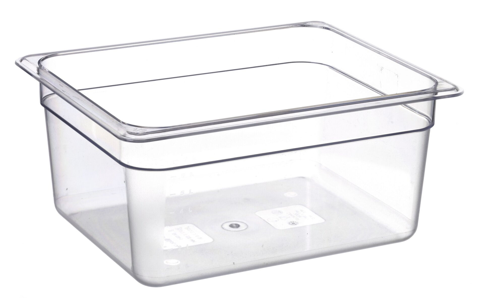 GN-Behälter, GN 1/2, 325 x 265 x 150 mm, Polycarbonat transparent