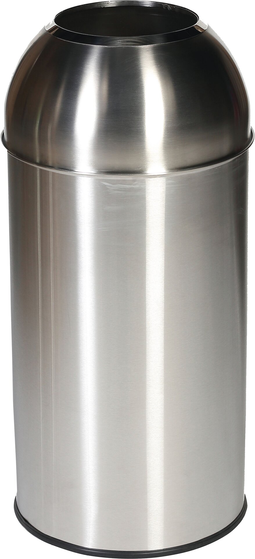Recyclingbehälter mit Einwurföffnung 40 l, Edelstahl